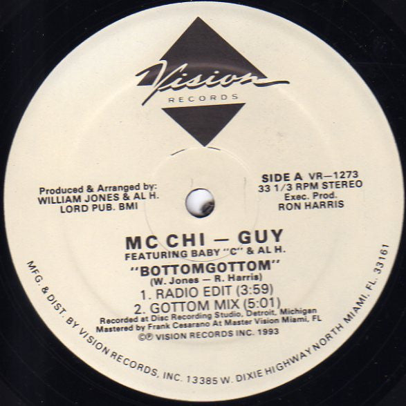 MC Chi-Guy Featuring Baby "C" & Al H. : Bottomgottom (12")