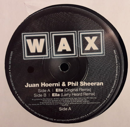 Juan Hoerni & Phil Sheeran : Ella (12")