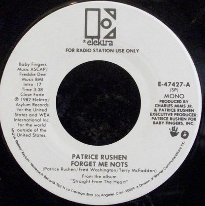 Patrice Rushen : Forget Me Nots (7", Single, Mono, Promo)