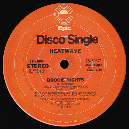 Heatwave : Boogie Nights (12", Ter)