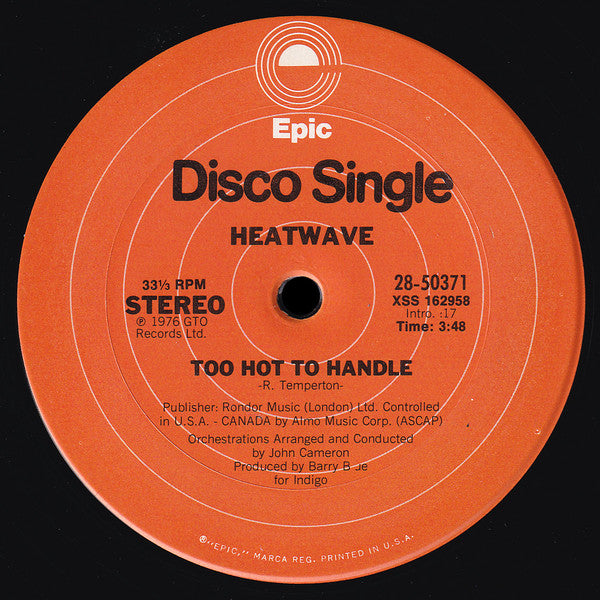 Heatwave : Boogie Nights (12", Ter)