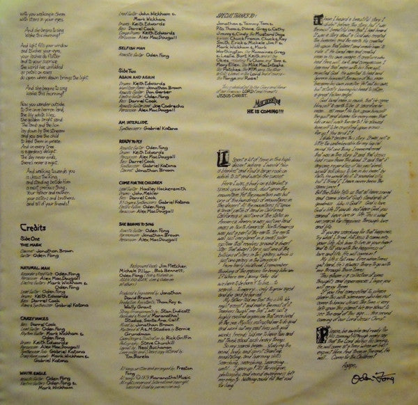 Oden Fong : Come For The Children (LP, Album)