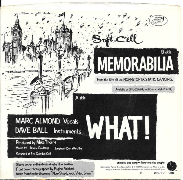 Soft Cell : What! (7", Single)