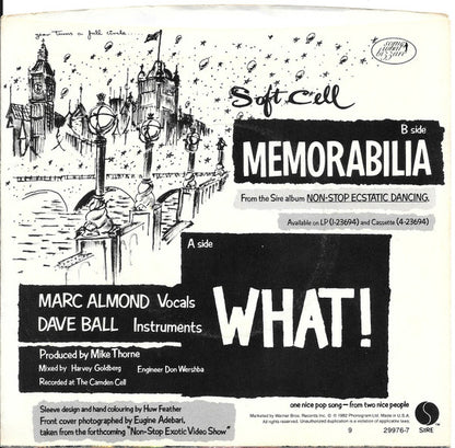 Soft Cell : What! (7", Single)