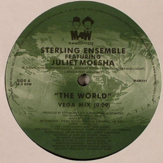 Sterling Ensemble Featuring Juliet Moesha : The World (12")