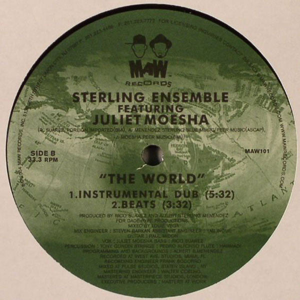 Sterling Ensemble Featuring Juliet Moesha : The World (12")