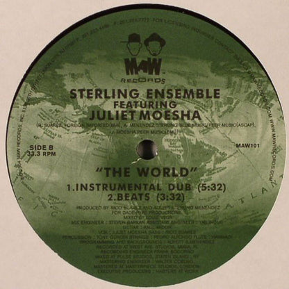 Sterling Ensemble Featuring Juliet Moesha : The World (12")