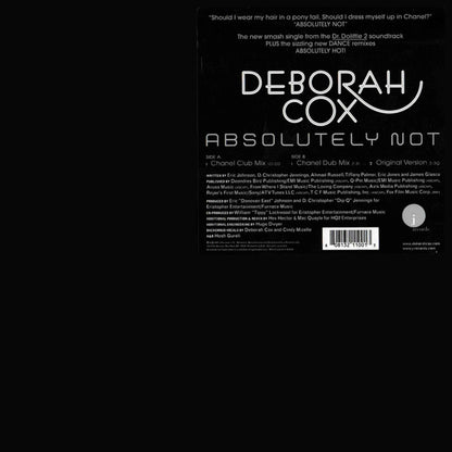 Deborah Cox : Absolutely Not (12")