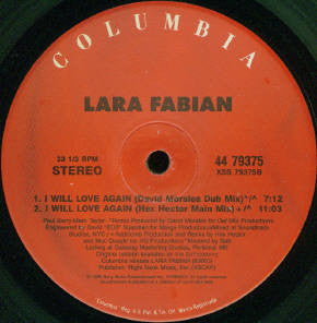 Lara Fabian : I Will Love Again (12", Maxi)