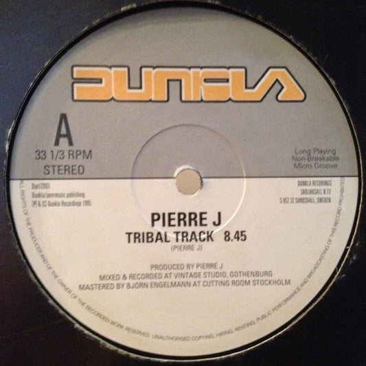 Pierre J : Tribal Track (12")