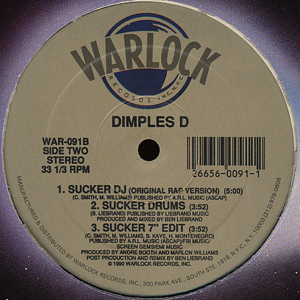 Dimples D : Sucker DJ (12")