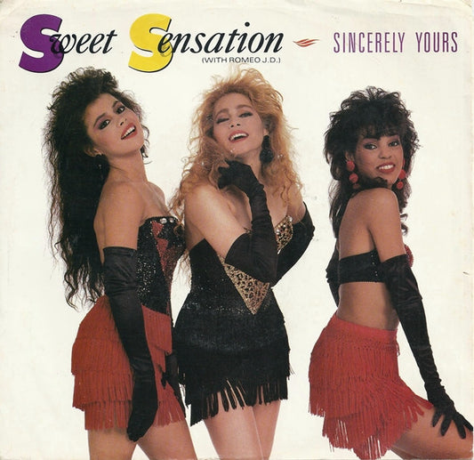Sweet Sensation With Romeo J.D. : Sincerely Yours (7", Single)