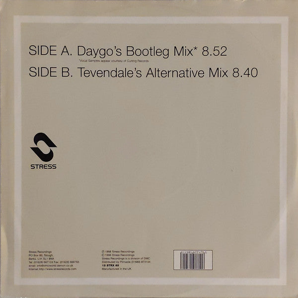 Chris & James : Club For Life '98 (12")