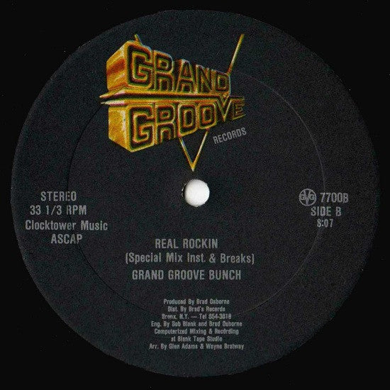 Chapter III / Grand Groove Bunch : Real Rocking Groove (Rap & Breaks) (12")