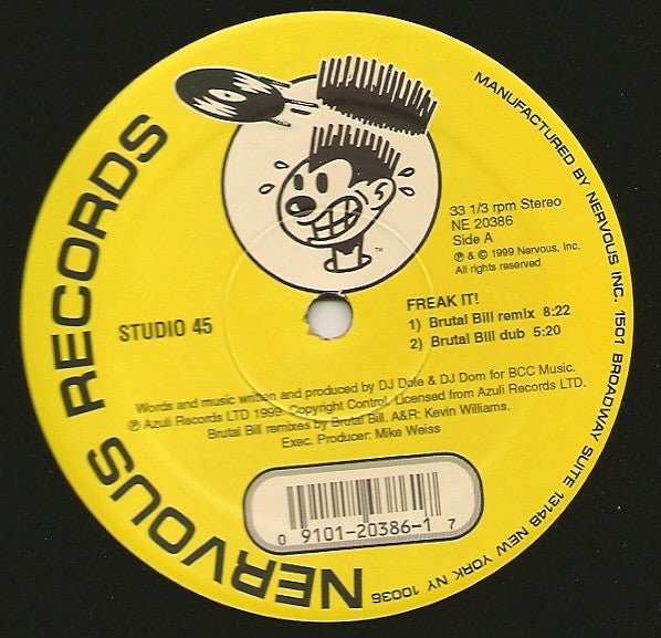 Studio 45 : Freak It! (12")