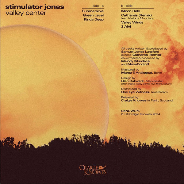 Stimulator Jones : Valley Center (LP)