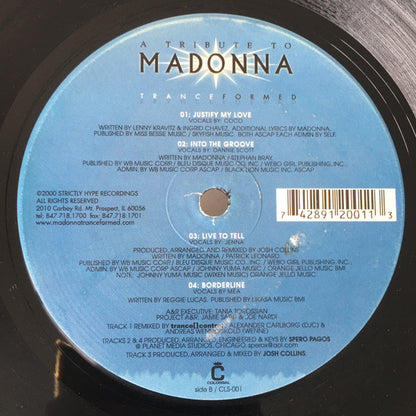 Various : A Tribute To Madonna : Tranceformed (12")