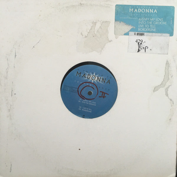 Various : A Tribute To Madonna : Tranceformed (12")