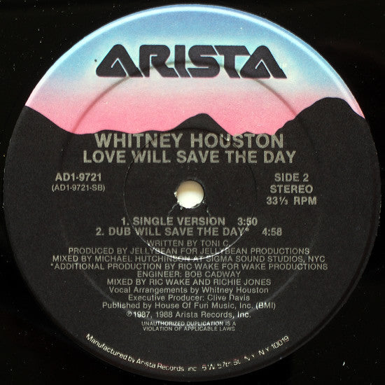 Whitney Houston : Love Will Save The Day (12")