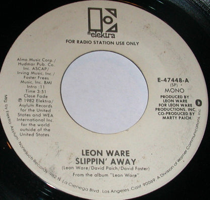 Leon Ware : Slippin' Away (7", Mono, Promo, SP)