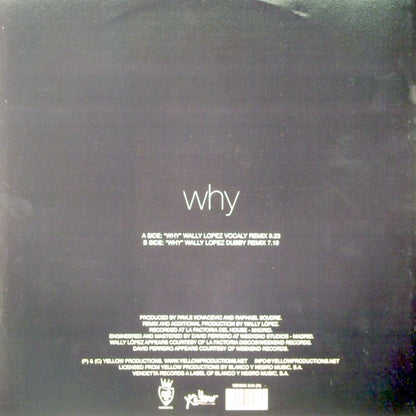 ShinyGrey : Why (Wally Lopez Remixes) (12", Maxi)