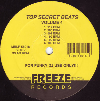 Trey Max : Top Secret Beats Volume IV (LP)