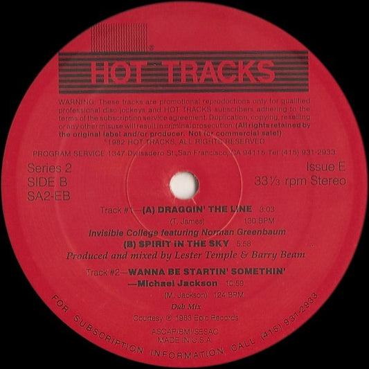 Various : Hot Tracks - Series 2, Issue E (12", Promo)
