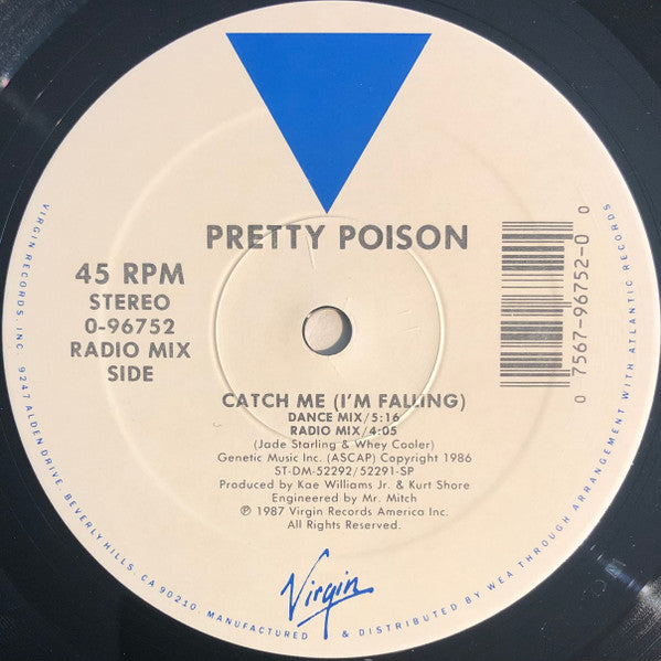 Pretty Poison : Catch Me (I'm Falling) (12", RP)