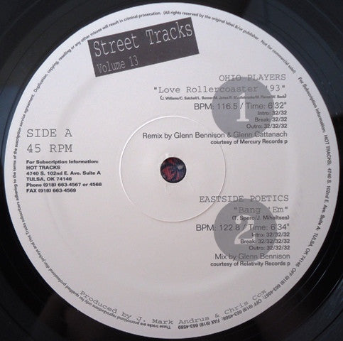 Various : Street Tracks Volume 13 (2x12", Comp, Promo)
