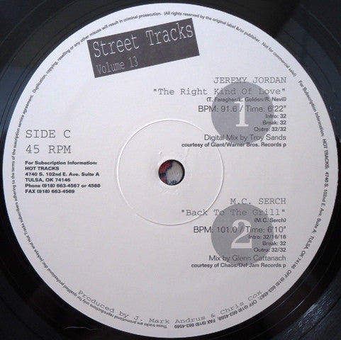 Various : Street Tracks Volume 13 (2x12", Comp, Promo)