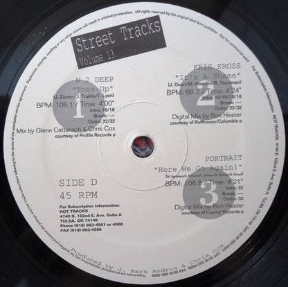 Various : Street Tracks Volume 13 (2x12", Comp, Promo)
