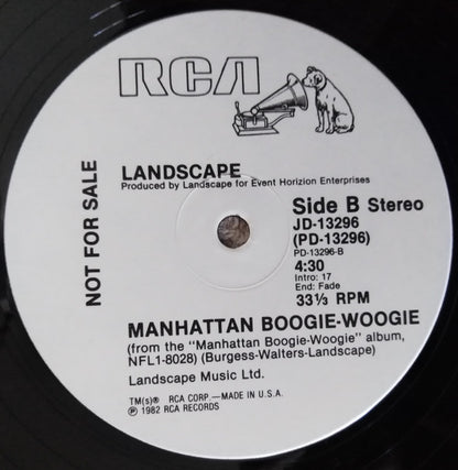 Landscape : It's Not My Real Name (Remixed Version) (12", Promo)