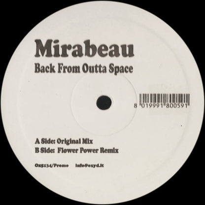Mirabeau (2) : Back From Outta Space (12")
