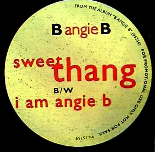 B Angie B : Sweet Thang / I Am Angie B (12", Promo)