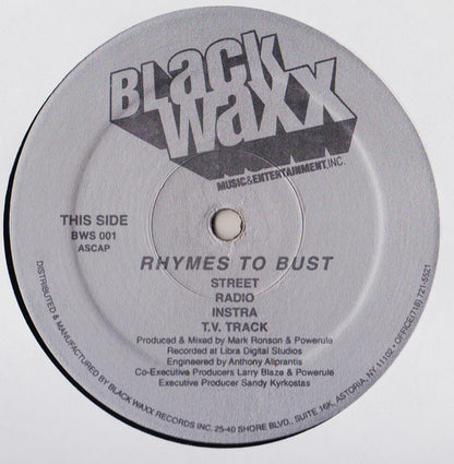 Powerule : Rhymes To Bust / It's Your Right (12")