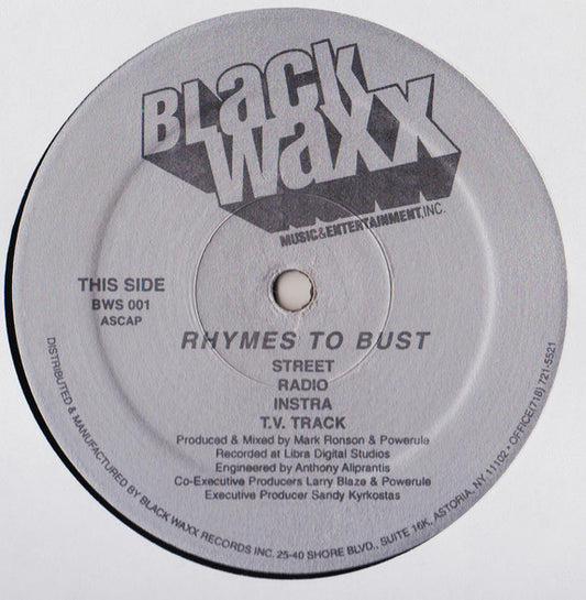 Powerule : Rhymes To Bust / It's Your Right (12")
