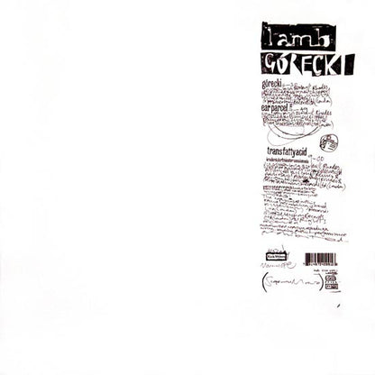 Lamb : Górecki (12", Single)