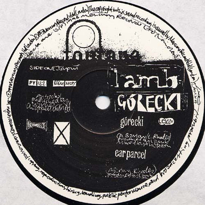 Lamb : Górecki (12", Single)