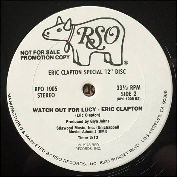 Eric Clapton : Promises (12", Promo)