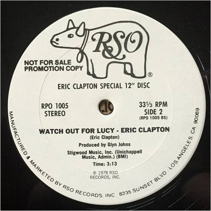 Eric Clapton : Promises (12", Promo)