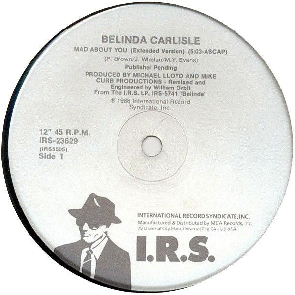 Belinda Carlisle : Mad About You (12", Single)