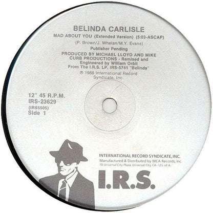 Belinda Carlisle : Mad About You (12", Single)