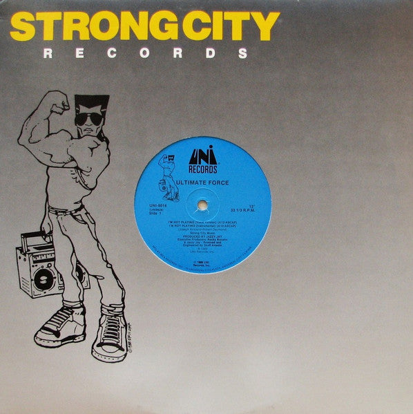 Ultimate Force : I'm Not Playing (12", Pin)