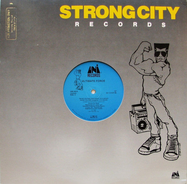 Ultimate Force : I'm Not Playing (12", Pin)