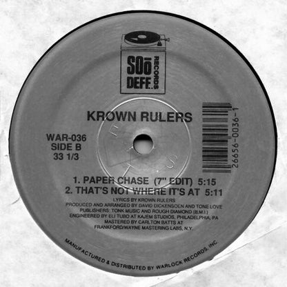 Krown Rulers : Paper Chase (12")