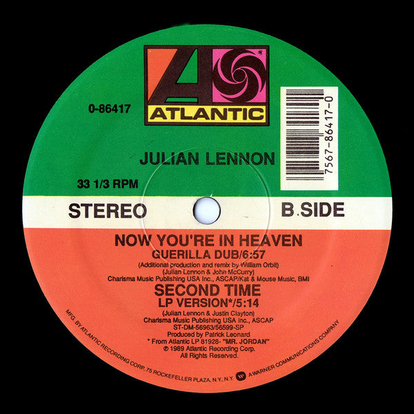 Julian Lennon : Now You're In Heaven (12")