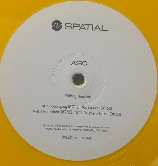 ASC : Shifting Realities (12", EP, Yel)