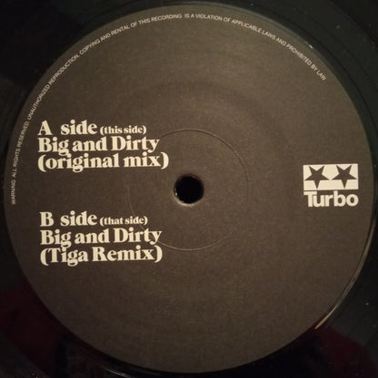 Märtini Brös* : Big And Dirty (Featuring Tiga's Remix) (12")