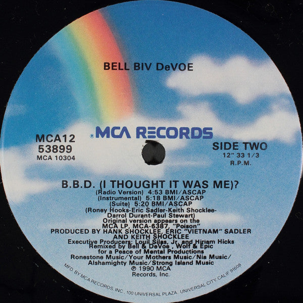Bell Biv Devoe : B.B.D. (I Thought It Was Me)? (12", Maxi)