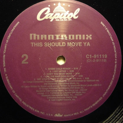 Mantronix : This Should Move Ya (LP, Album)